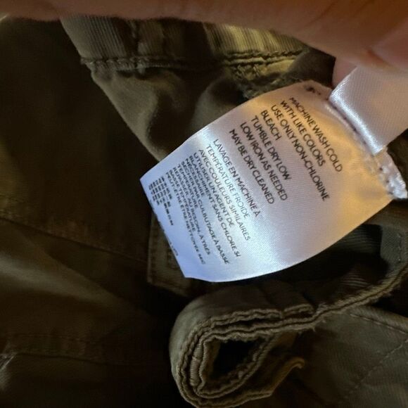 Anthropologie green cargo joggers 26 - Picture 5 of 10